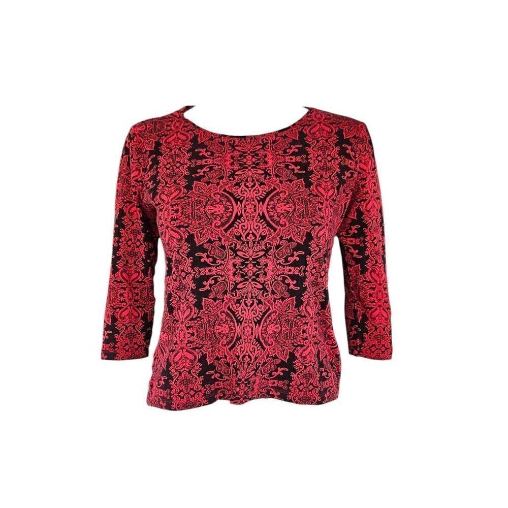 whimsigoth patterned baby tee